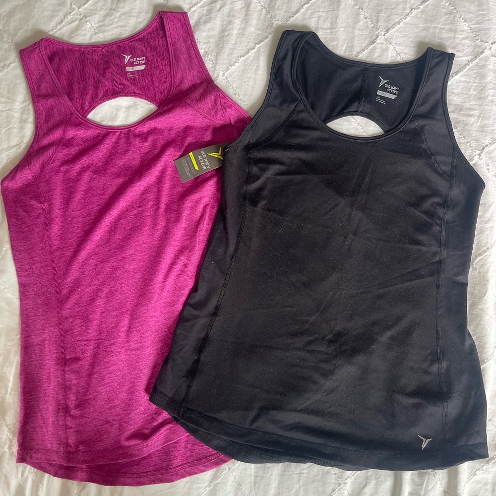 Old Navy Active Tank Tops (2 pack) - Size Large